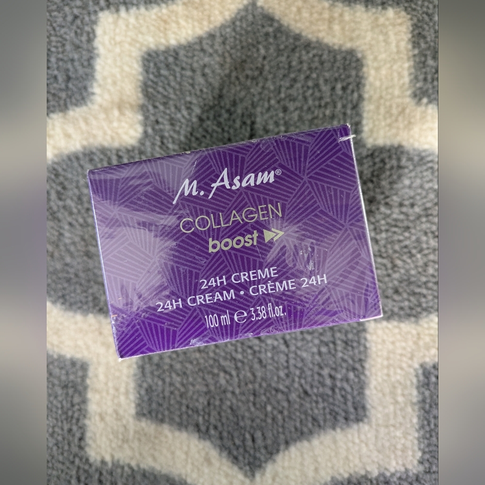 New Sealed M Asam Collagen Boost 24 hour cream